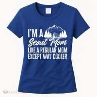 Scout Mom Hiking And Camping Scouting Gift Women's T-Shirt thumb 0