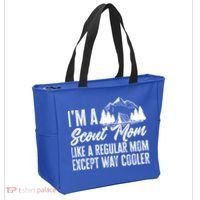 Scout Mom Hiking And Camping Scouting Gift Tote Bag thumb 2