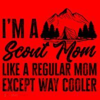 Scout Mom Hiking And Camping Scouting Gift Santa Hat thumb 1