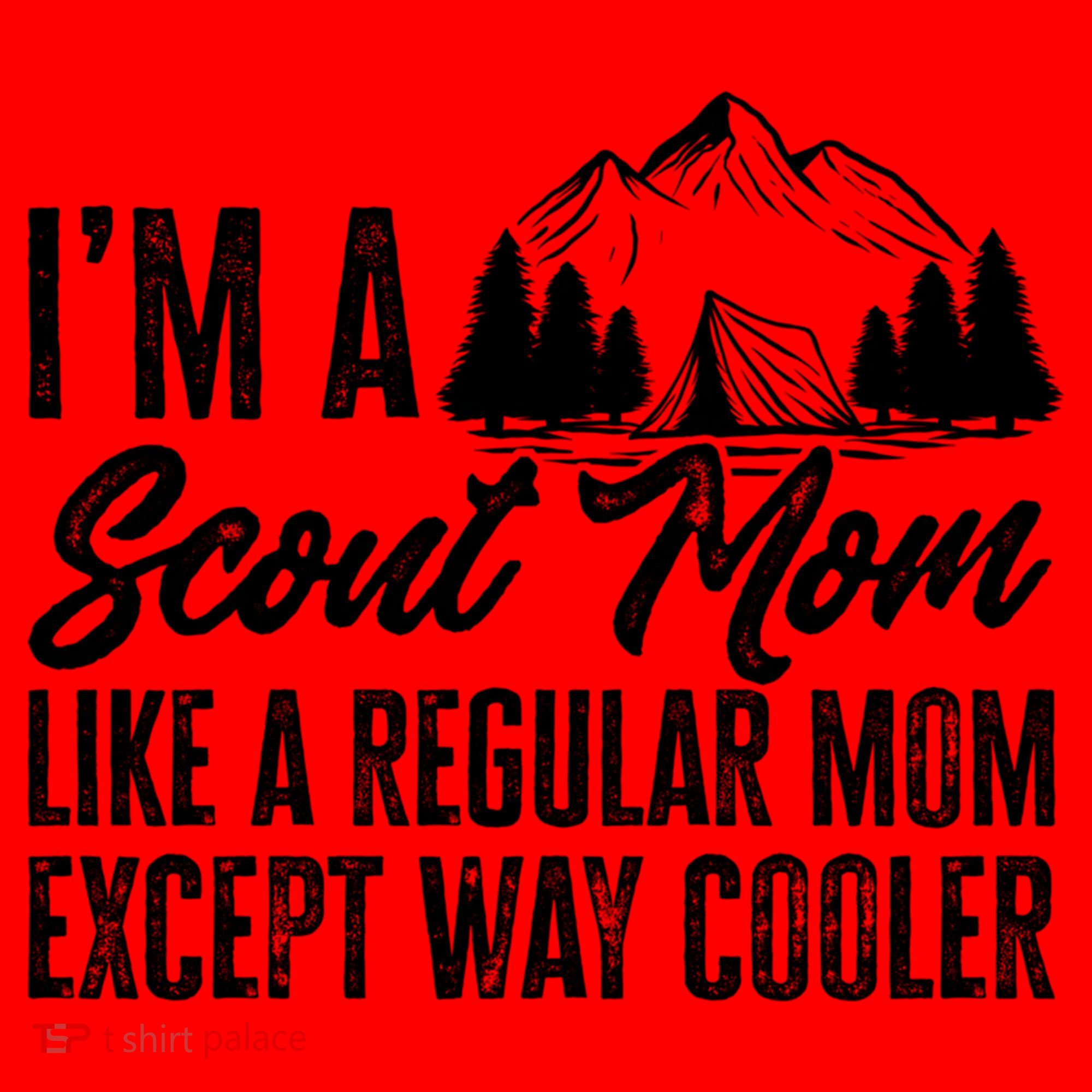 Scout Mom Hiking And Camping Scouting Gift Santa Hat