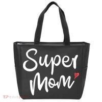 Super Mom Heart Cute Mother's Day Tote Bag thumb 0