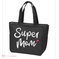 Super Mom Heart Cute Mother's Day Tote Bag thumb 3