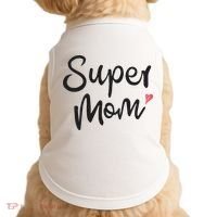 Super Mom Heart Cute Mother's Day Doggie Tank thumb 0