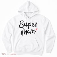 Super Mom Heart Cute Mother's Day Hoodie thumb 0