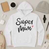 Super Mom Heart Cute Mother's Day Hoodie thumb 3