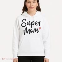 Super Mom Heart Cute Mother's Day Hoodie thumb 5