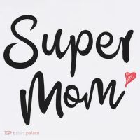 Super Mom Heart Cute Mother's Day T-Shirt thumb 7