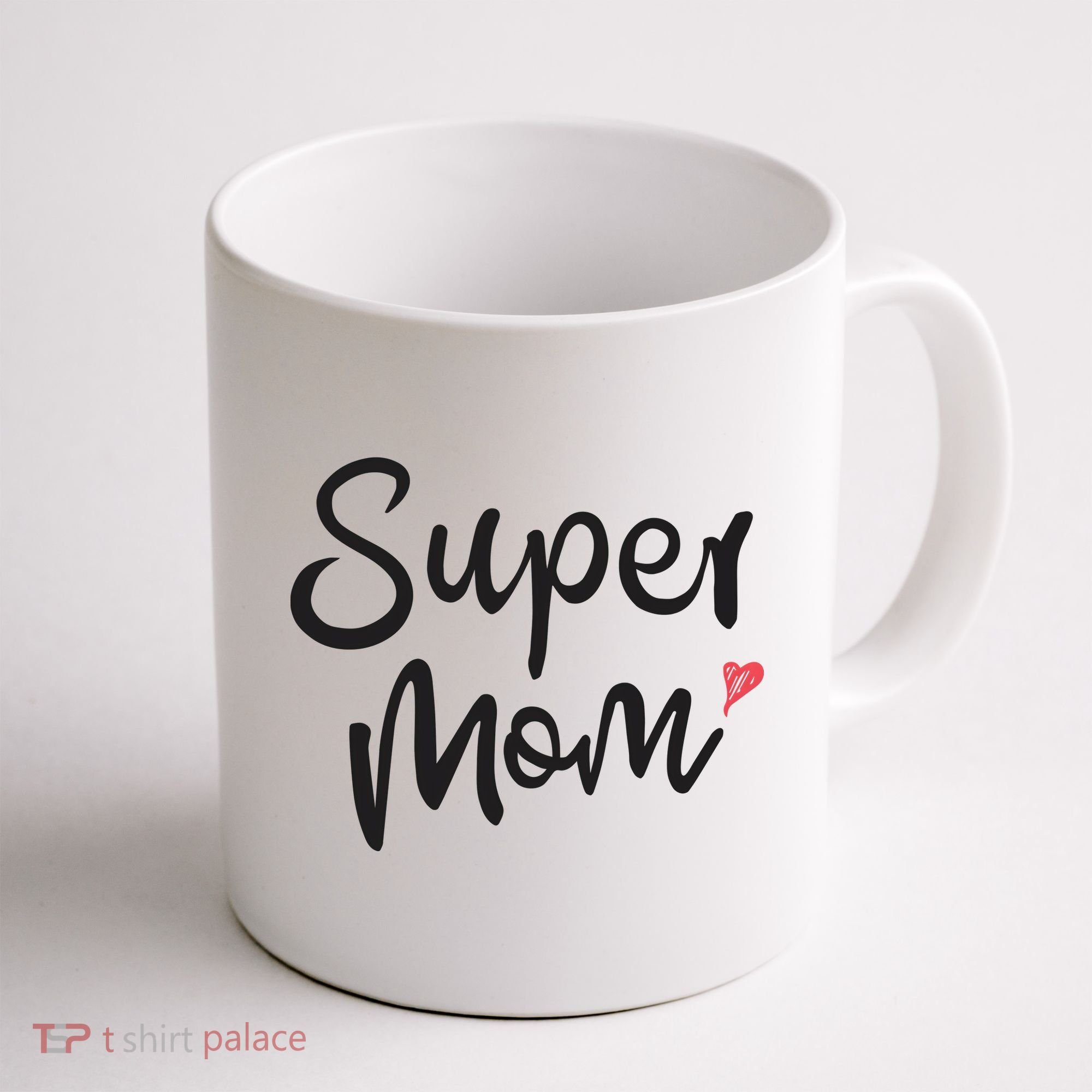 Super Mom Heart Cute Mother's Day Coffee Mug