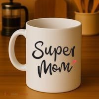 Super Mom Heart Cute Mother's Day Coffee Mug thumb 4