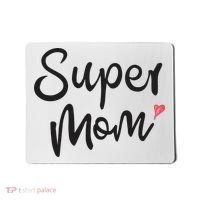 Super Mom Heart Cute Mother's Day Mousepad thumb 0