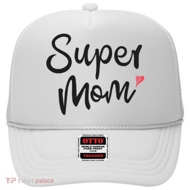 Super Mom Heart Cute Mother's Day Hat