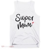 Super Mom Heart Cute Mother's Day Tank Top thumb 0
