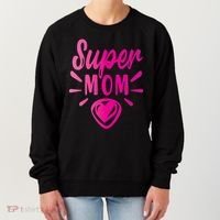 Super Mom Heart Gift Women's Sweatshirt thumb 0