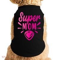 Super Mom Heart Gift Doggie Tank thumb 0
