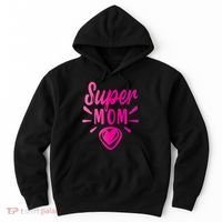 Super Mom Heart Gift Hoodie thumb 0