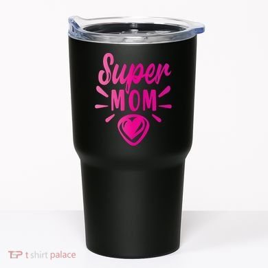 Super Mom Heart Gift Tumbler