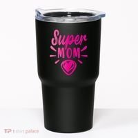 Super Mom Heart Gift Tumbler thumb 0