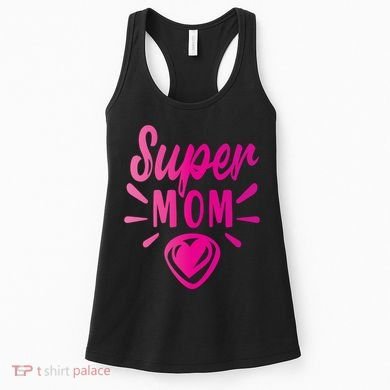 Super Mom Heart Gift Women's Tank Top