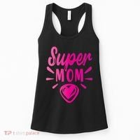 Super Mom Heart Gift Women's Tank Top thumb 0