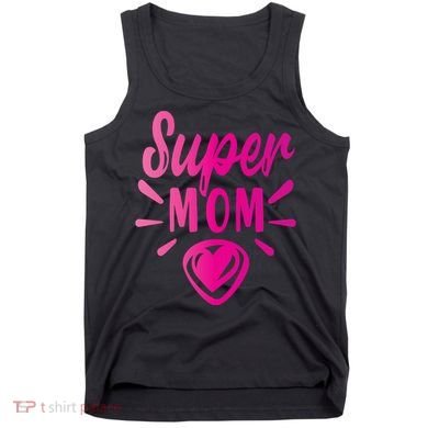 Super Mom Heart Gift Tank Top