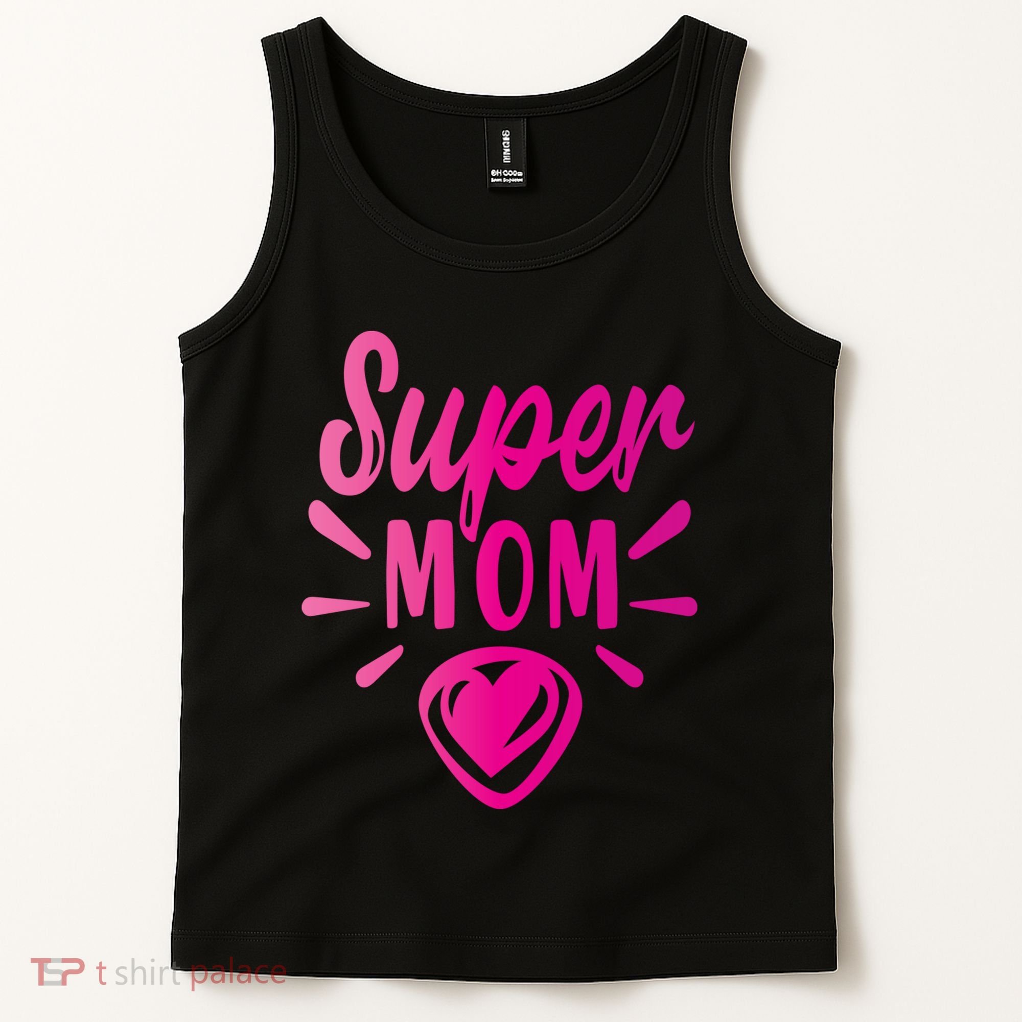 Super Mom Heart Gift Tank Top