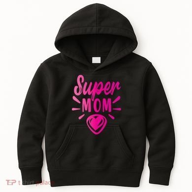 Super Mom Heart Gift Kids Hoodie