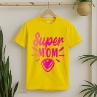 Super Mom Heart Gift T-Shirt thumb 2