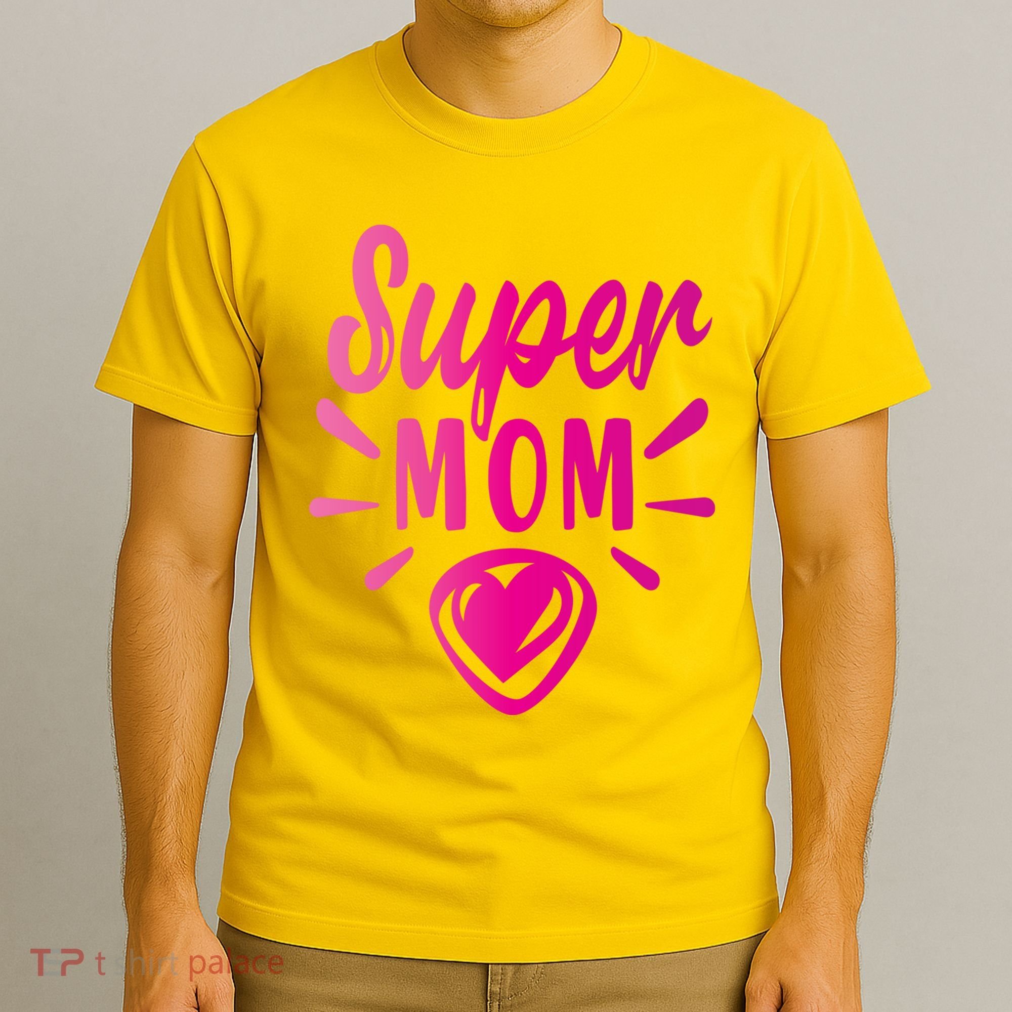 Super Mom Heart Gift T-Shirt
