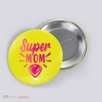 Super Mom Heart Gift Button thumb 0