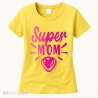 Super Mom Heart Gift Women's T-Shirt thumb 0