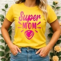 Super Mom Heart Gift Women's T-Shirt thumb 2