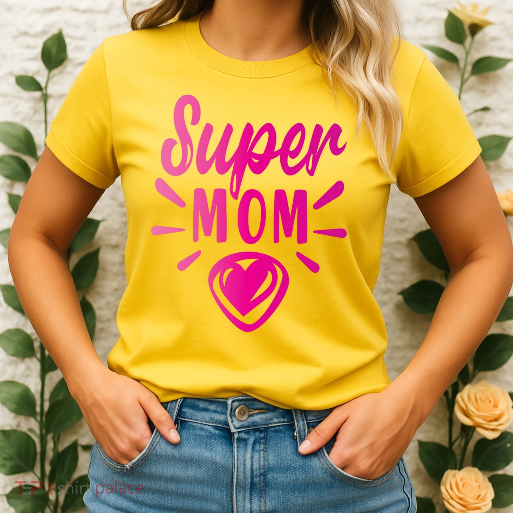 Super Mom Heart Gift Women's T-Shirt