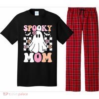 Spooky Mom Halloween Ghost Costume Retro Groovy Pajama Set thumb 0