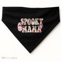 Spooky Mama Halloween Mom USA-Made Doggie Bandana thumb 0