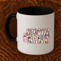 Spooky Mama Halloween Mom Coffee Mug thumb 2