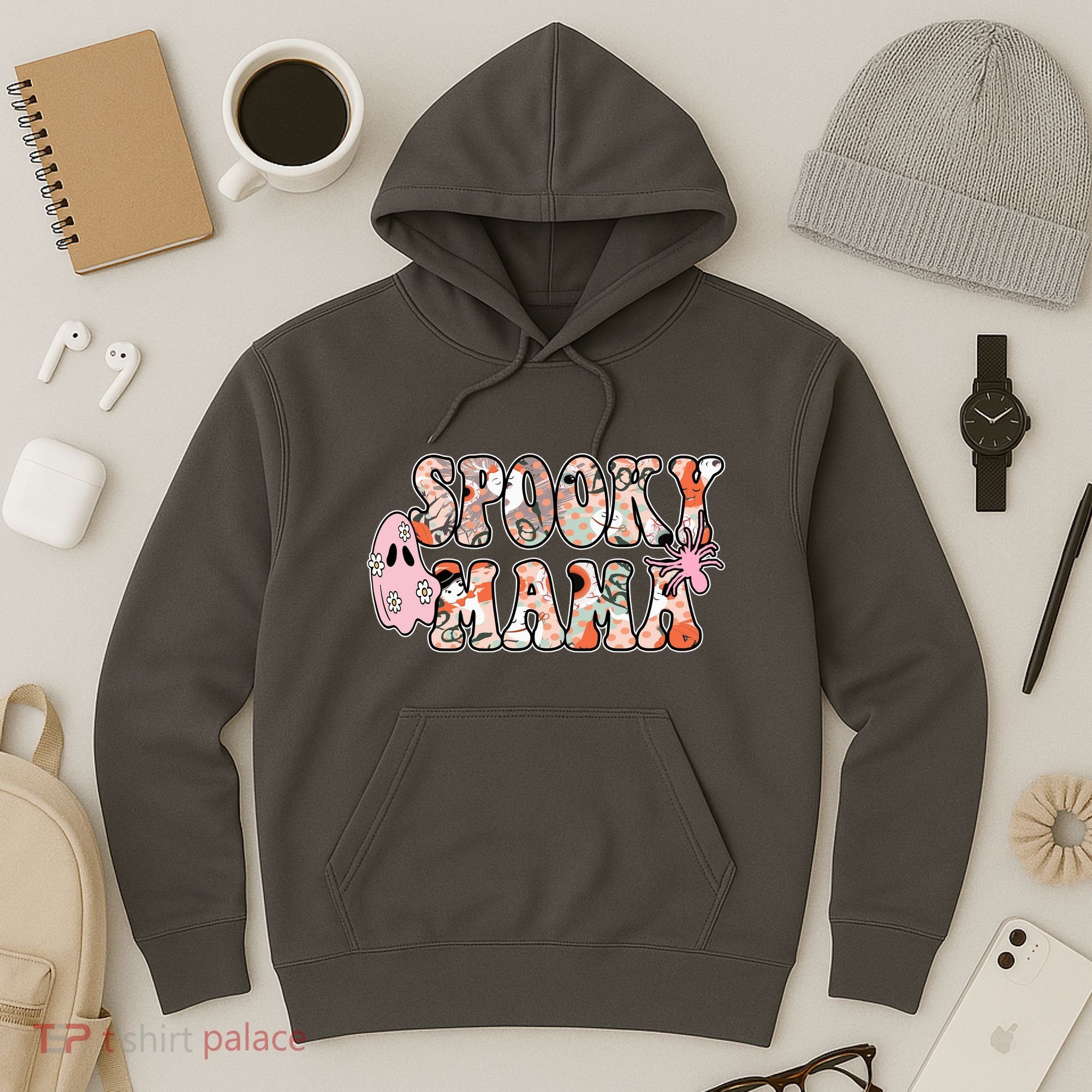 Spooky Mama Halloween Mom Hoodie