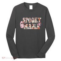 Spooky Mama Halloween Mom Long Sleeve Shirt thumb 0