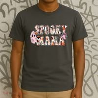 Spooky Mama Halloween Mom T-Shirt thumb 3