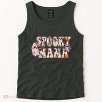 Spooky Mama Halloween Mom Tank Top thumb 2