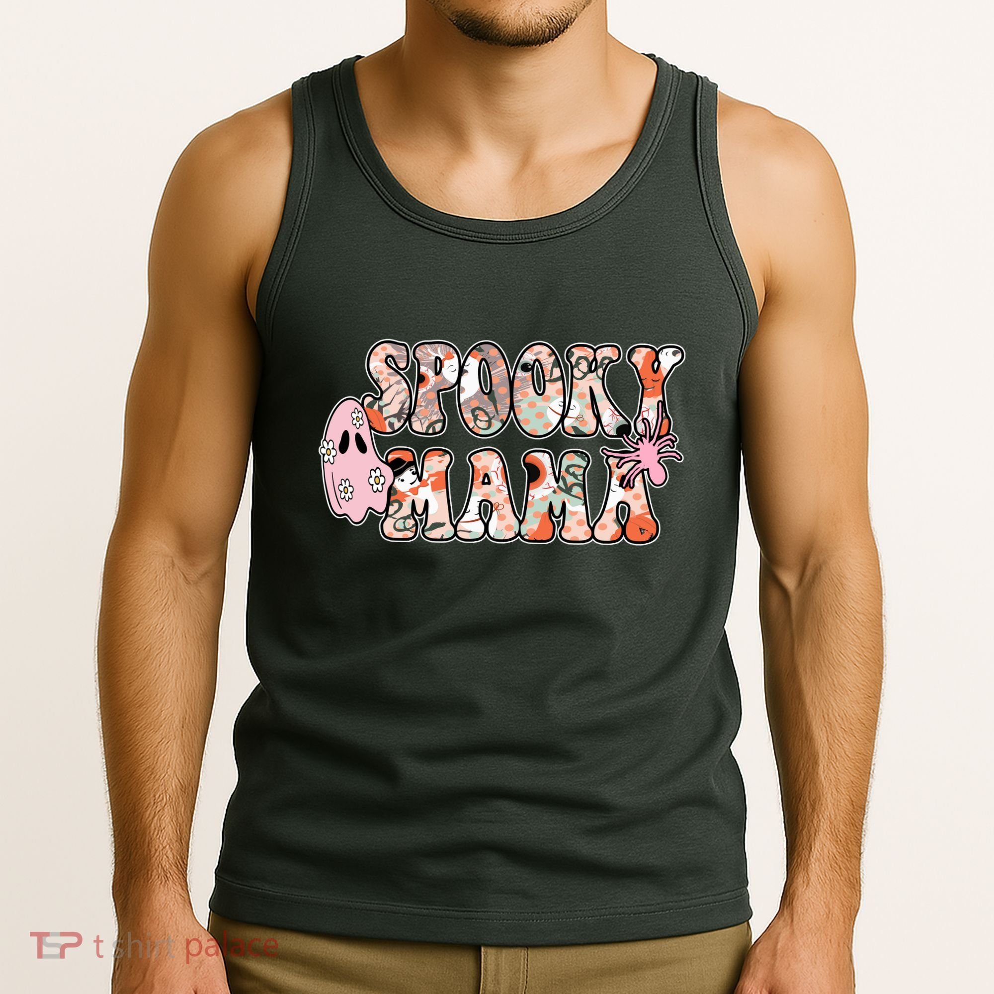 Spooky Mama Halloween Mom Tank Top