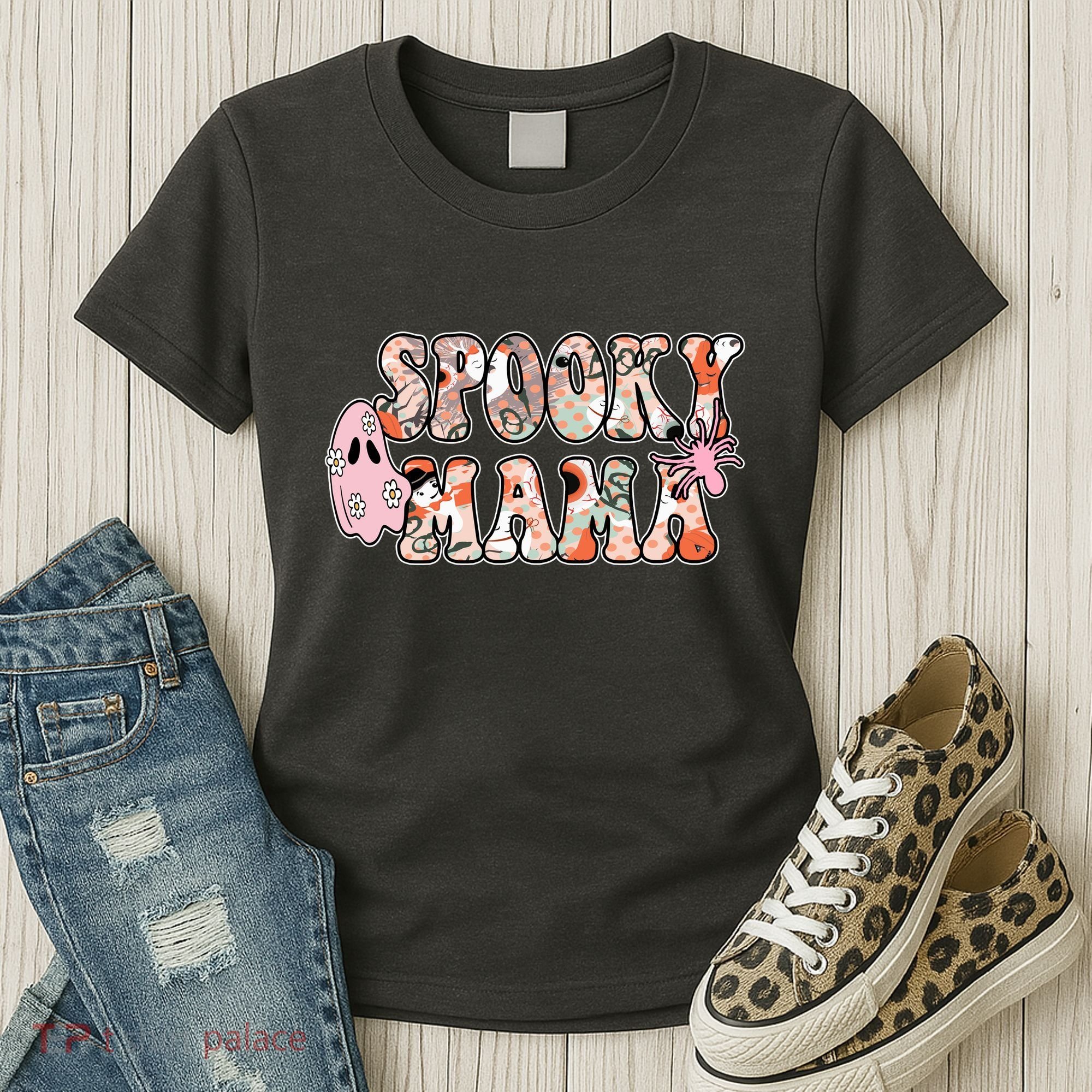 Spooky Mama Halloween Mom Women's T-Shirt