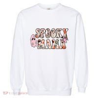 Spooky Mama Halloween Mom Garment-Dyed Sweatshirt thumb 0