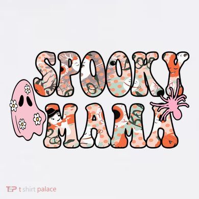 Spooky Mama Halloween Mom Garment-Dyed Sweatshirt