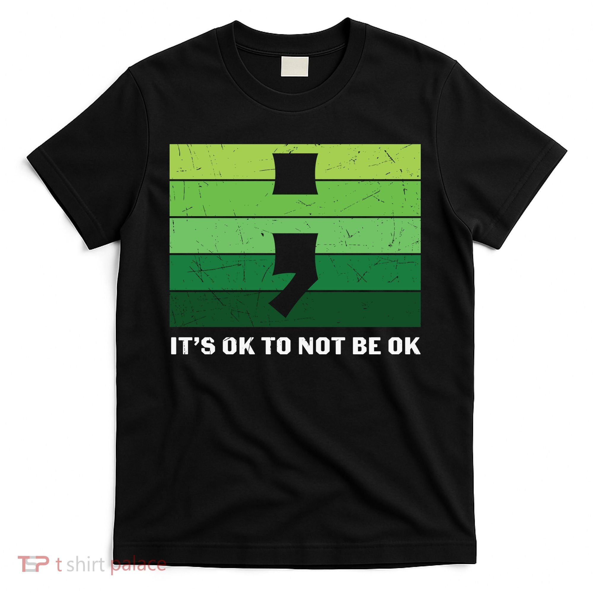 Semicolon Mental Health Awareness T-Shirt