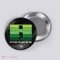 Semicolon Mental Health Awareness Button thumb 0