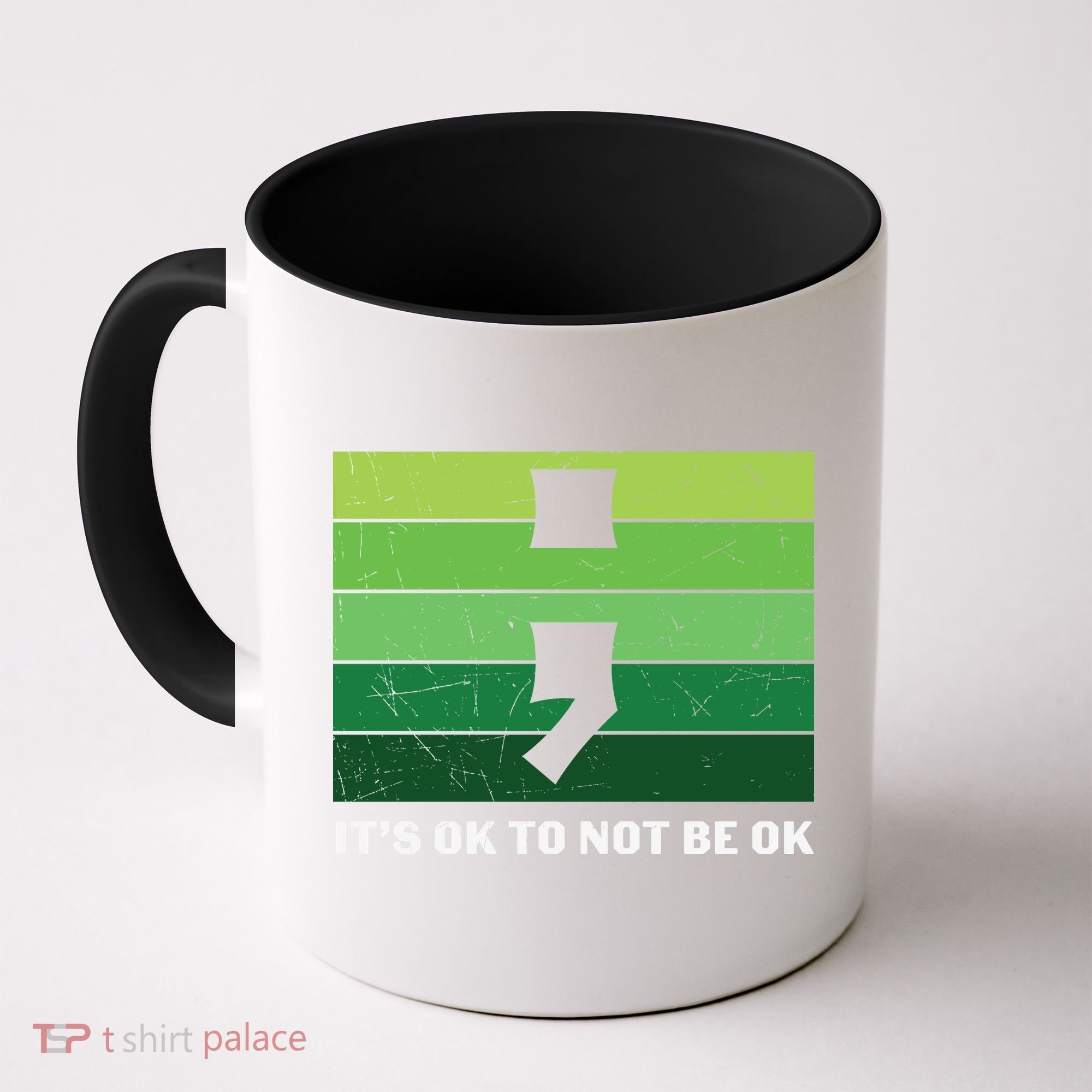 Semicolon Mental Health Awareness Coffee Mug