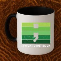 Semicolon Mental Health Awareness Coffee Mug thumb 2