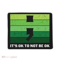 Semicolon Mental Health Awareness Mousepad thumb 0