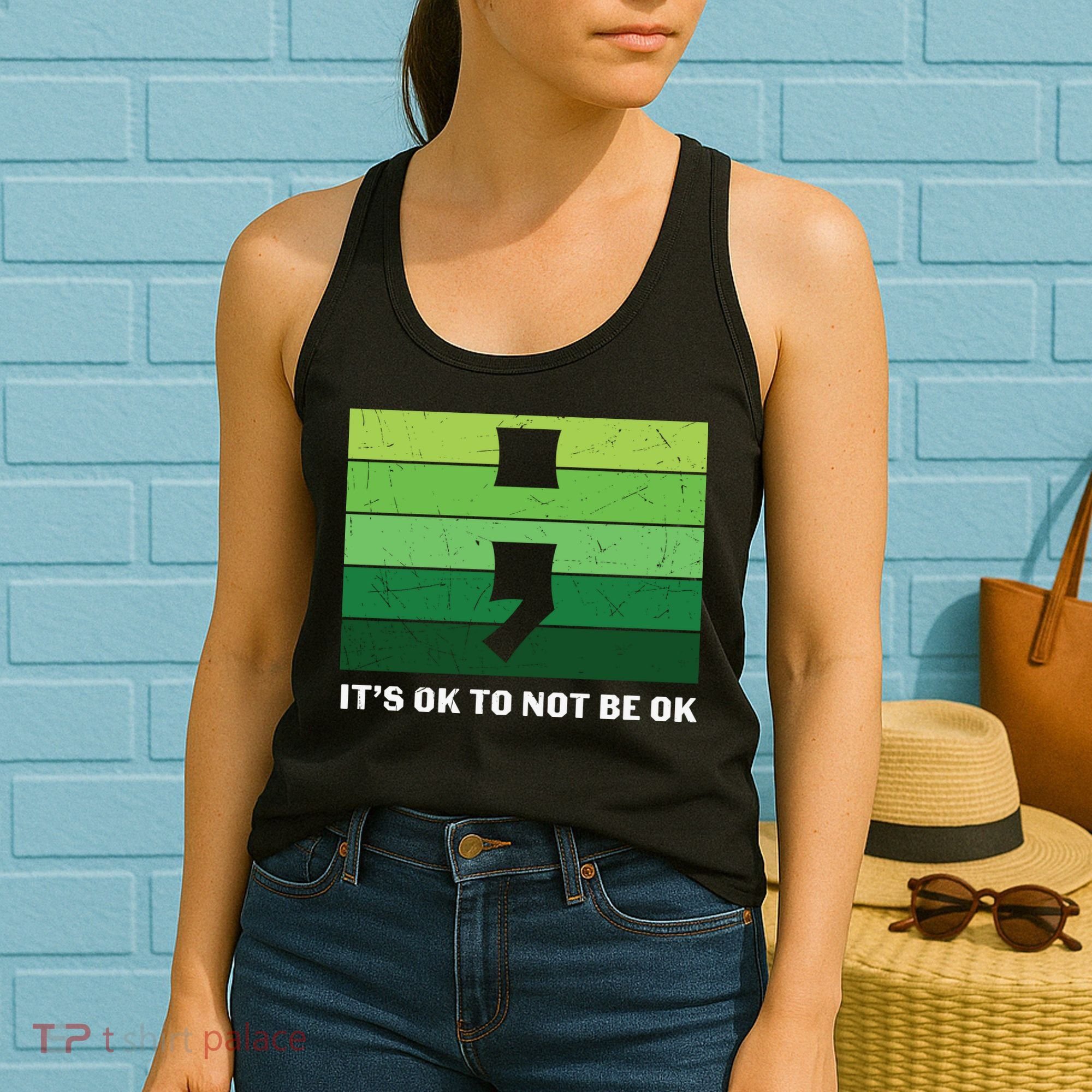 Semicolon Mental Health Awareness Women's Tank Top
