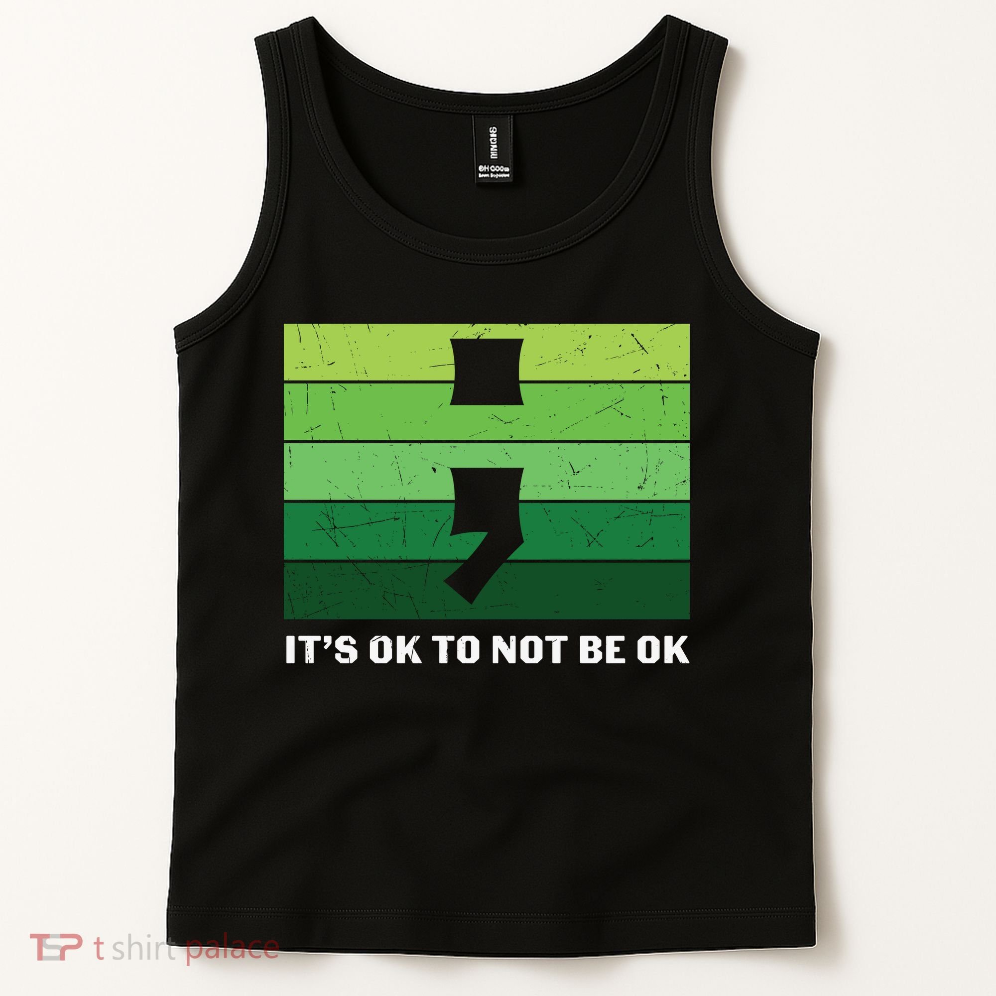 Semicolon Mental Health Awareness Tank Top